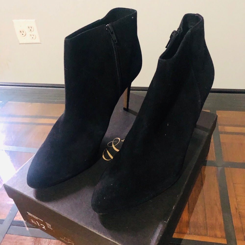 Suede ankle boots